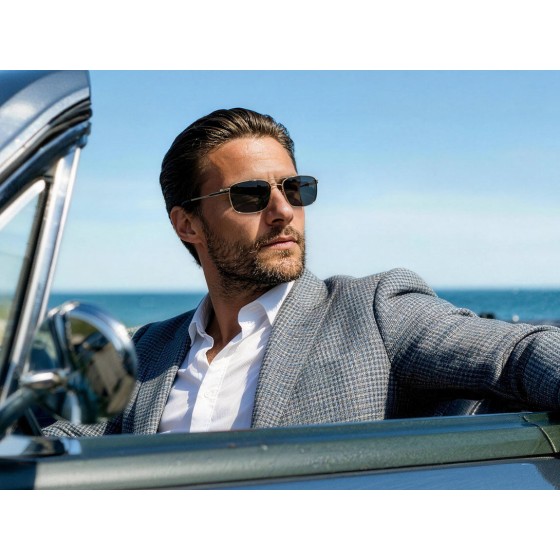 Steven Magnetic Shade Glasses — worn view