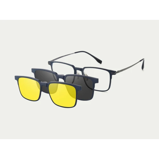 Elon Magnetic Shade Glasses — worn view