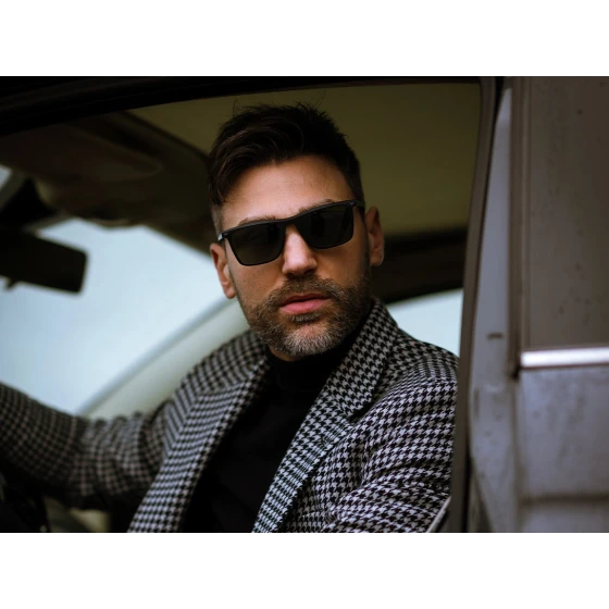 James Magnetic Shade Glasses — worn view